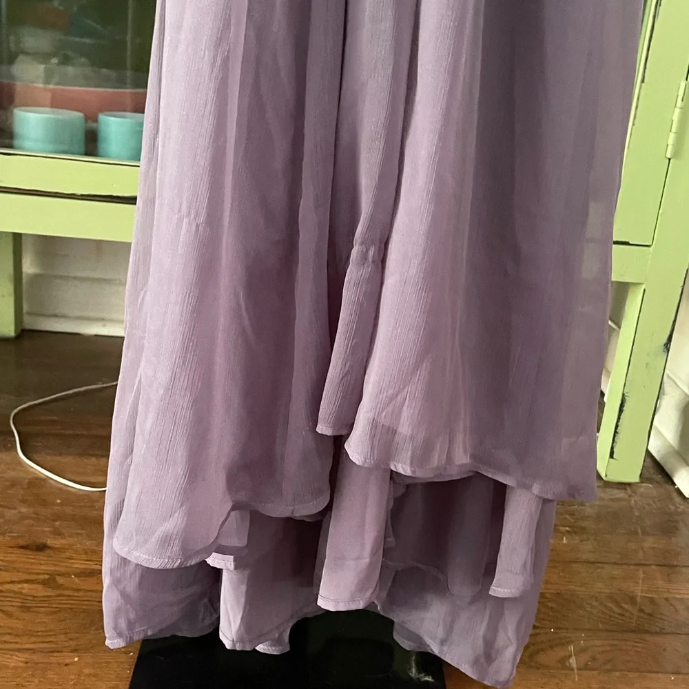ModCloth Hi-low Purple Maxi 1x NWOT